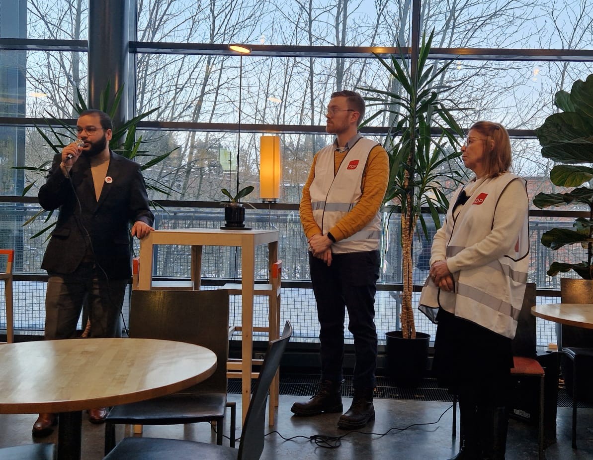 Edustajat SDP:n puoluekokoukseen